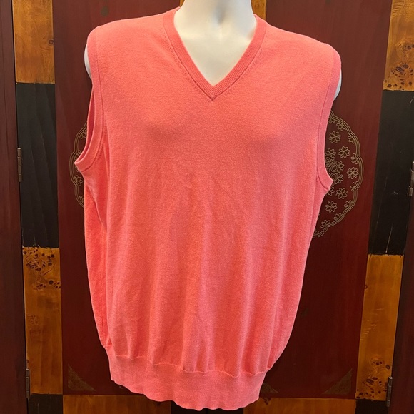 Peter Millar Cotton Cashmere Golf Sweater Vest Men’s Medium - Picture 6 of 11